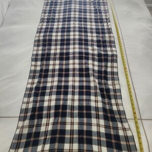 Brooks Brothers Summer Blue and White Plaid Scarf